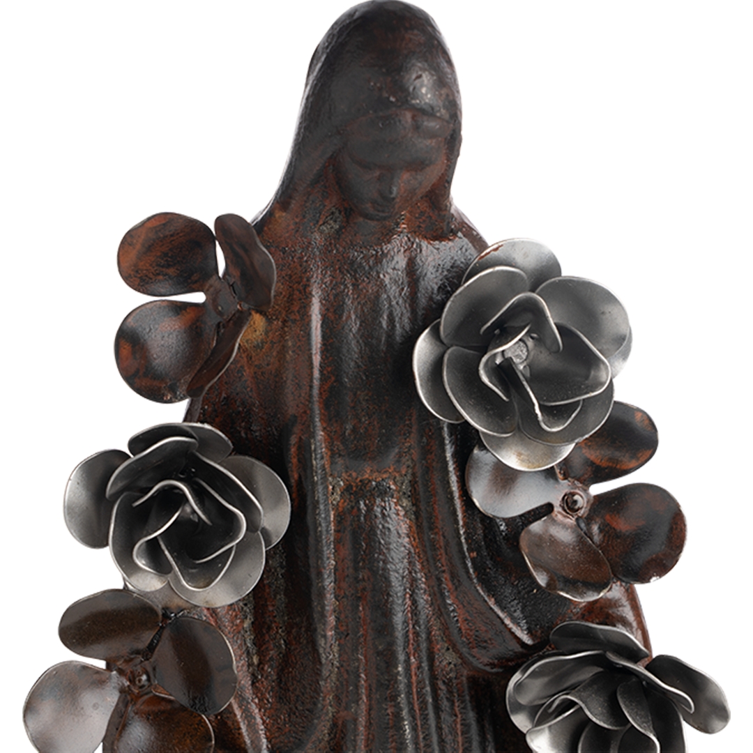 Virgen con Flores Jan Barboglio