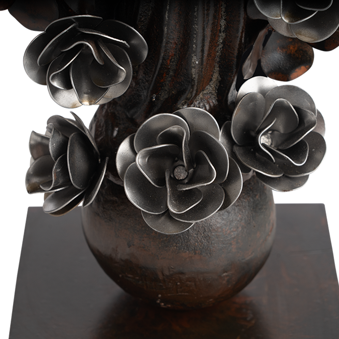 Virgen con Flores Jan Barboglio