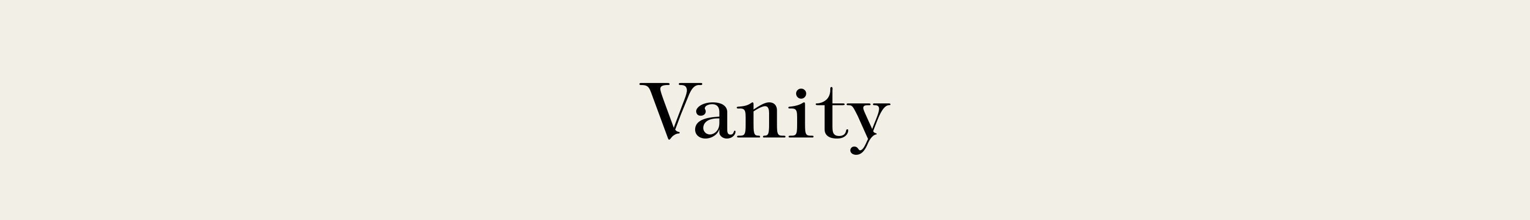 VANITY