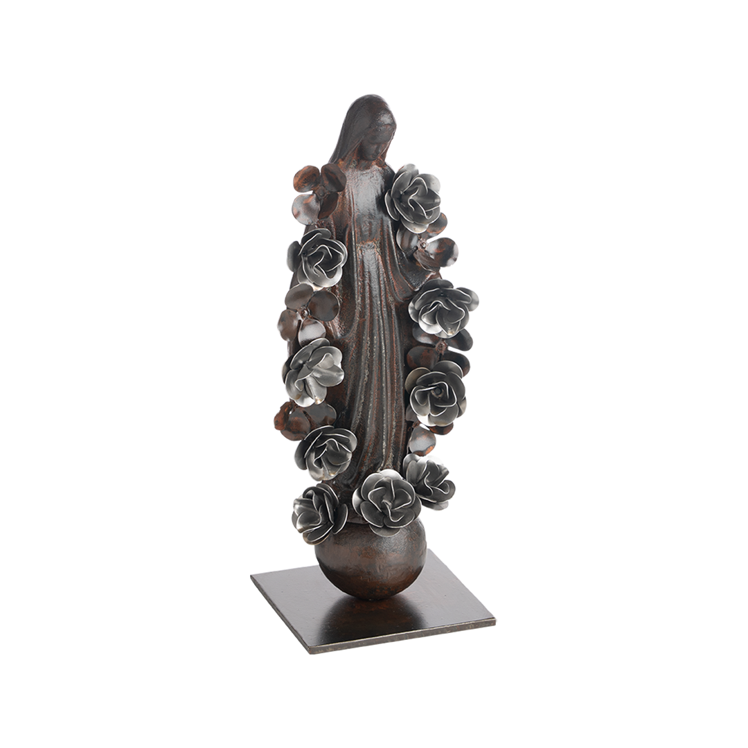 Virgen con Flores Jan Barboglio