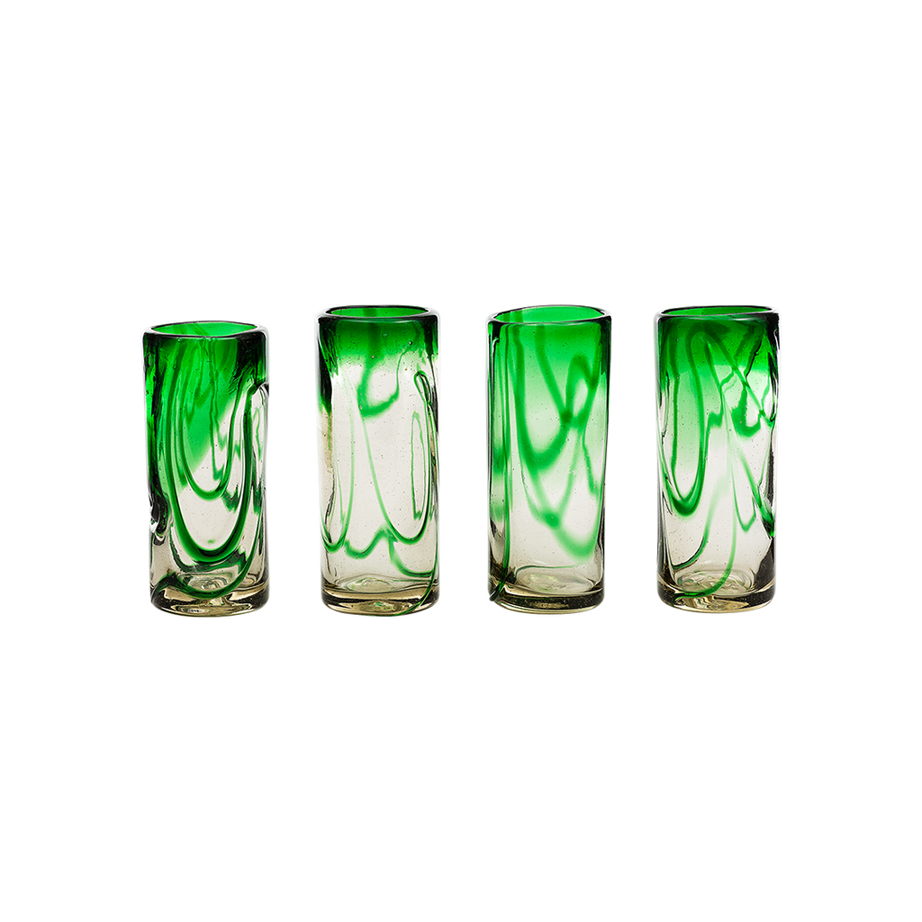 Drizzle Glass, set of 4