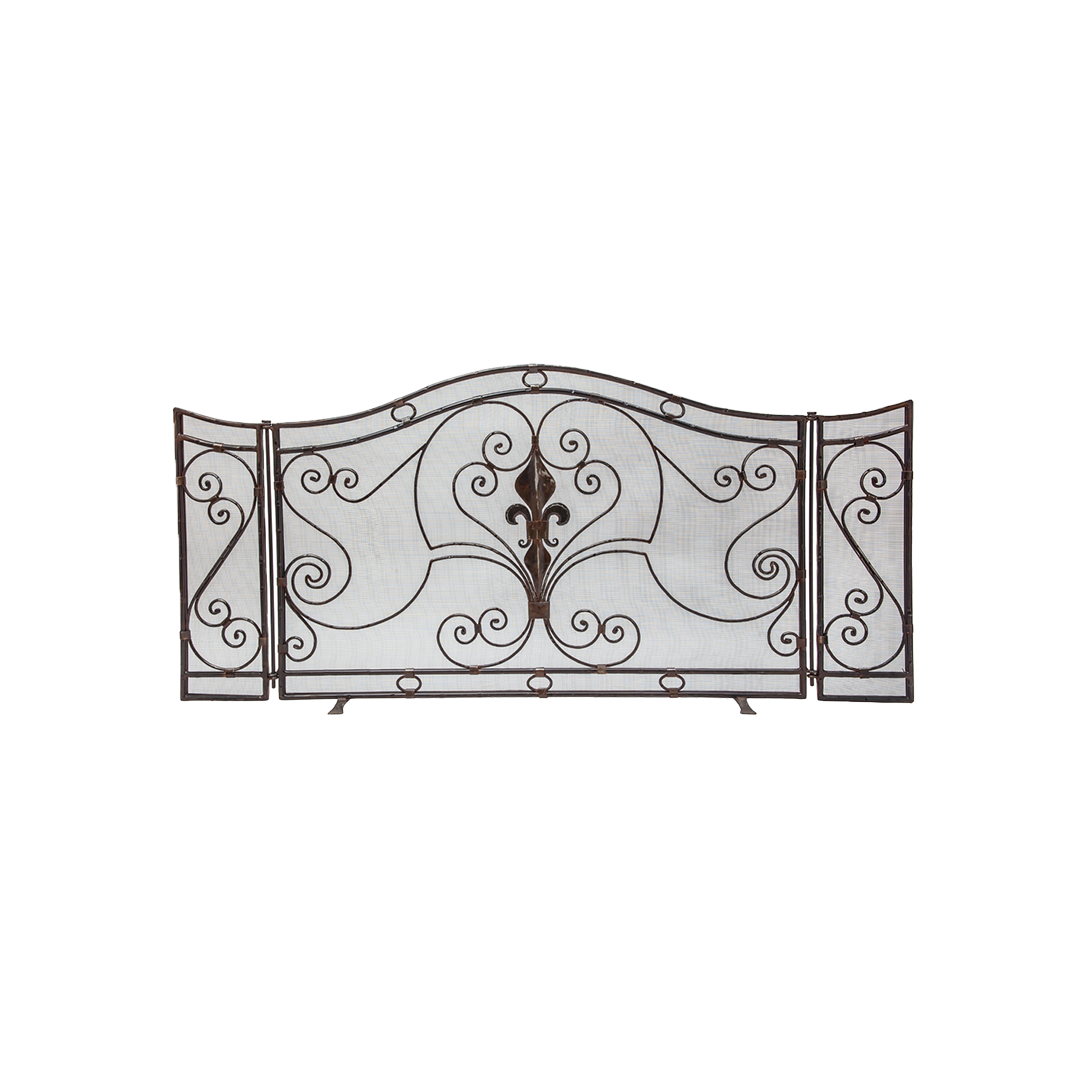 Fleur d'lis, triple panel Jan Barboglio