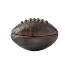 A iron football.